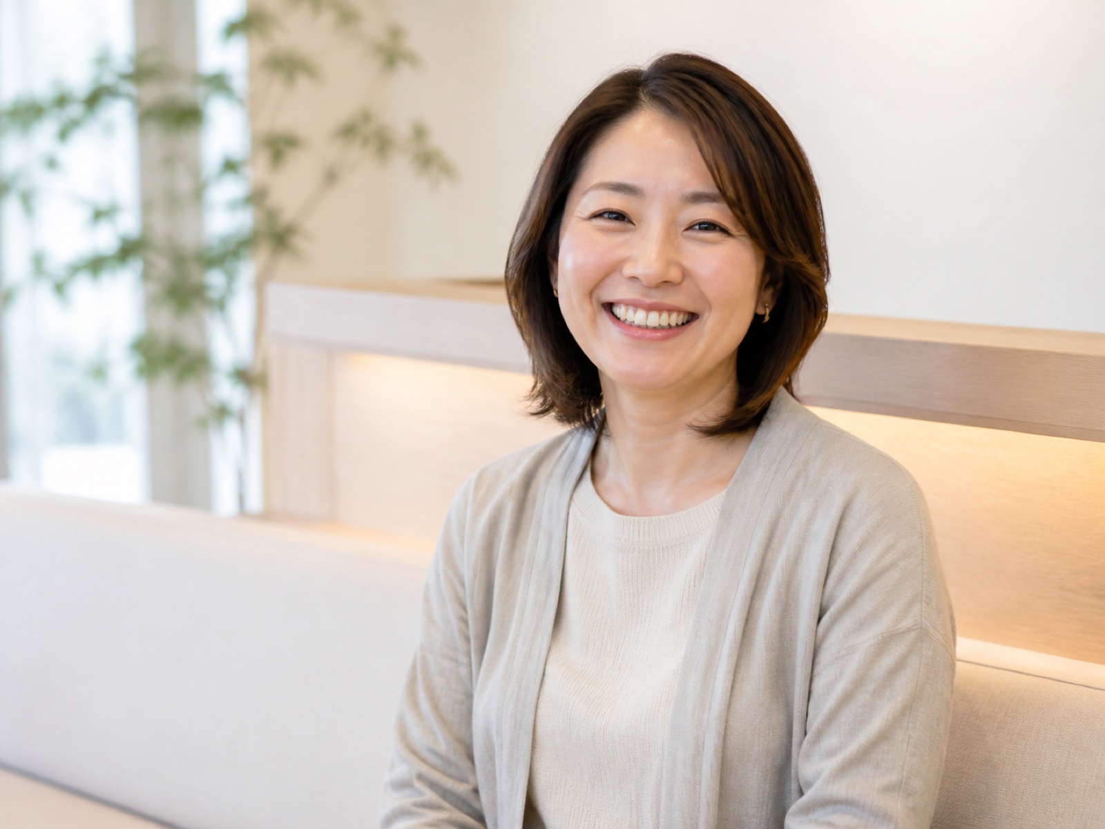 明るく笑う患者さんのイメージ